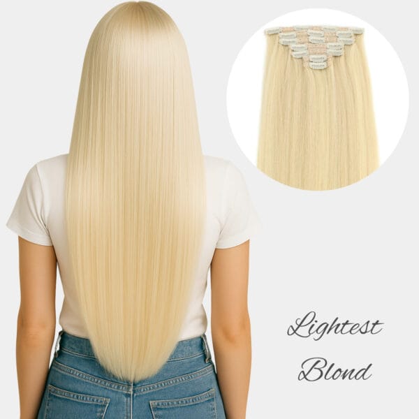 Clip In 7 Banen, Bleach Blond