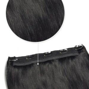 Clip In 1 Baan, Jet Black #1