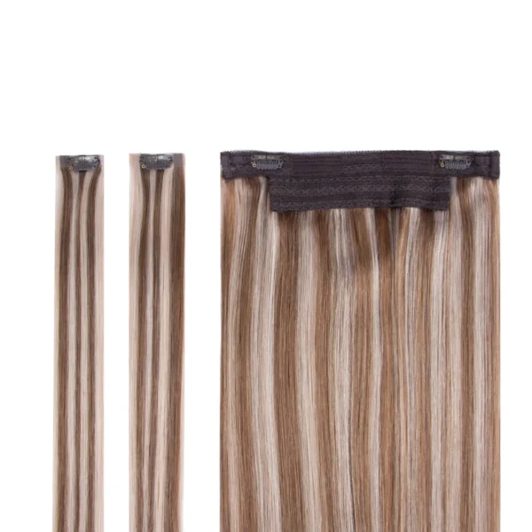 Alternative view of Iced Cappuccino (#14/22) Halo Hair Extensions