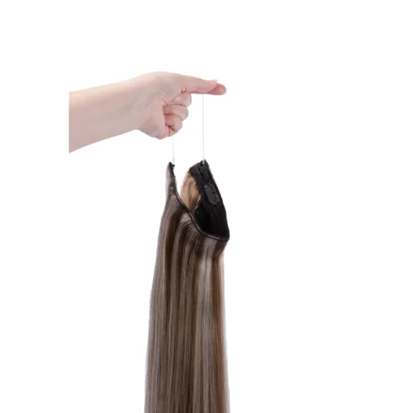 Iced Cappuccino (#14/22) Halo Hair Extensions