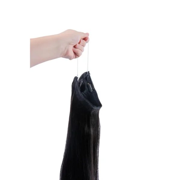 Off/Natural Black (#1B) Halo Hair Extensions