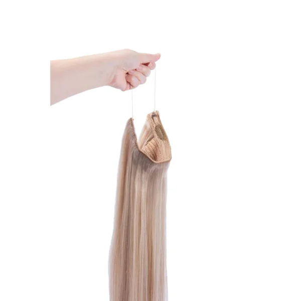 Light Ash Blonde (#22) Halo Hair Extensions