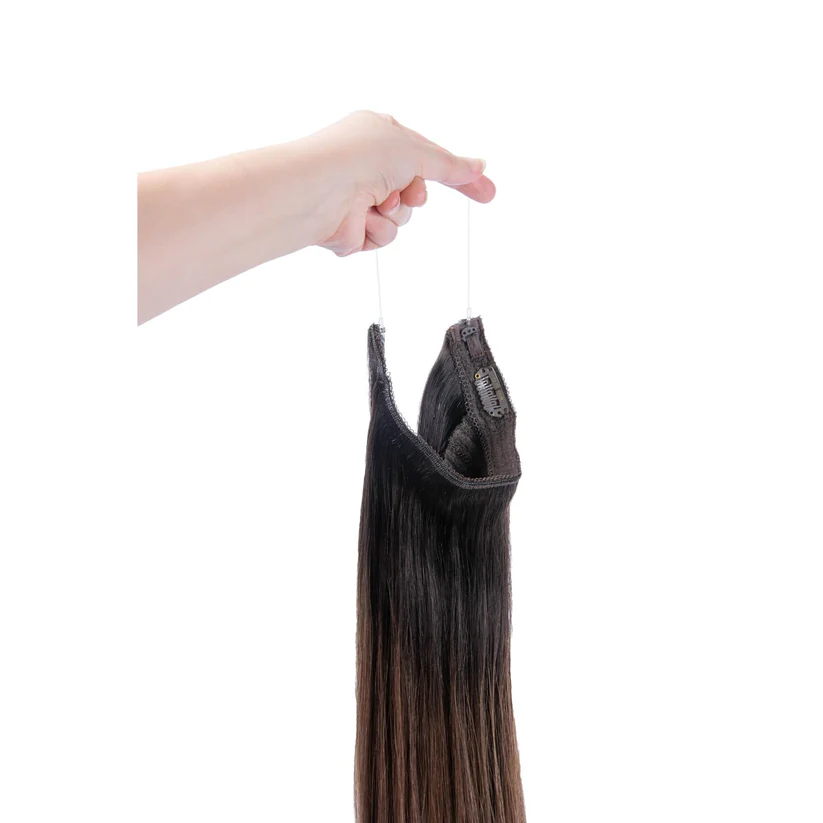 Espresso Melt Balayage (#BAL 2/4/6) Halo Hair Extensions