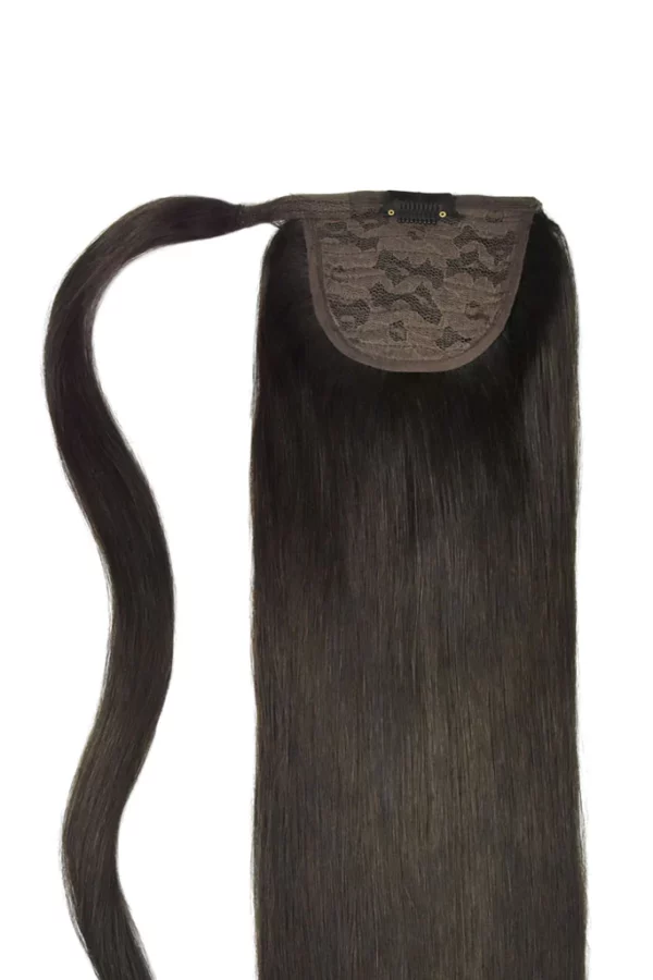 Alternative view of Ponytail Darkest Brown (#2)