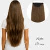 Clip In 7 Banen, Light Brown