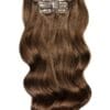Light Brown (#6) Seamless Clip Ins
