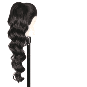Ponytail 70 cm Off Black (#1B) met krul