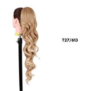 Ponytail 70 cm Blond Balayage (#T27/613) met krul