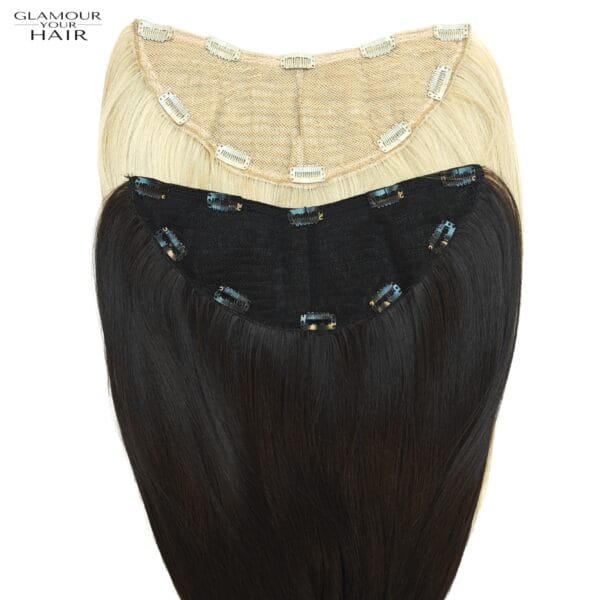 V-part clip in hair human