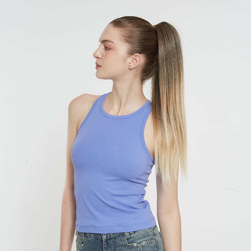 Ponytail 50 cm Ombre Blond Mix (#T2/27/613) - Afbeelding 2