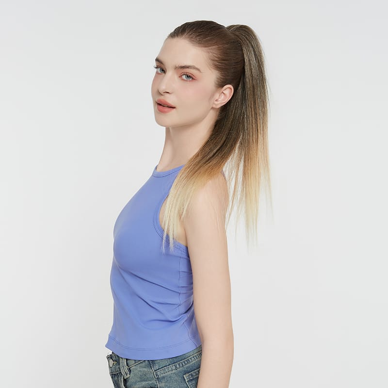 Ponytail 50 cm Ombre Blond Mix (#T2/27/613) - Afbeelding 5