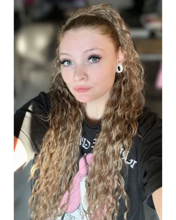 toffee ponytail waterwave