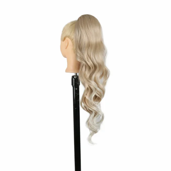 Ponytail 70 cm PLATINUM OMBRE (#T103/60) met krul